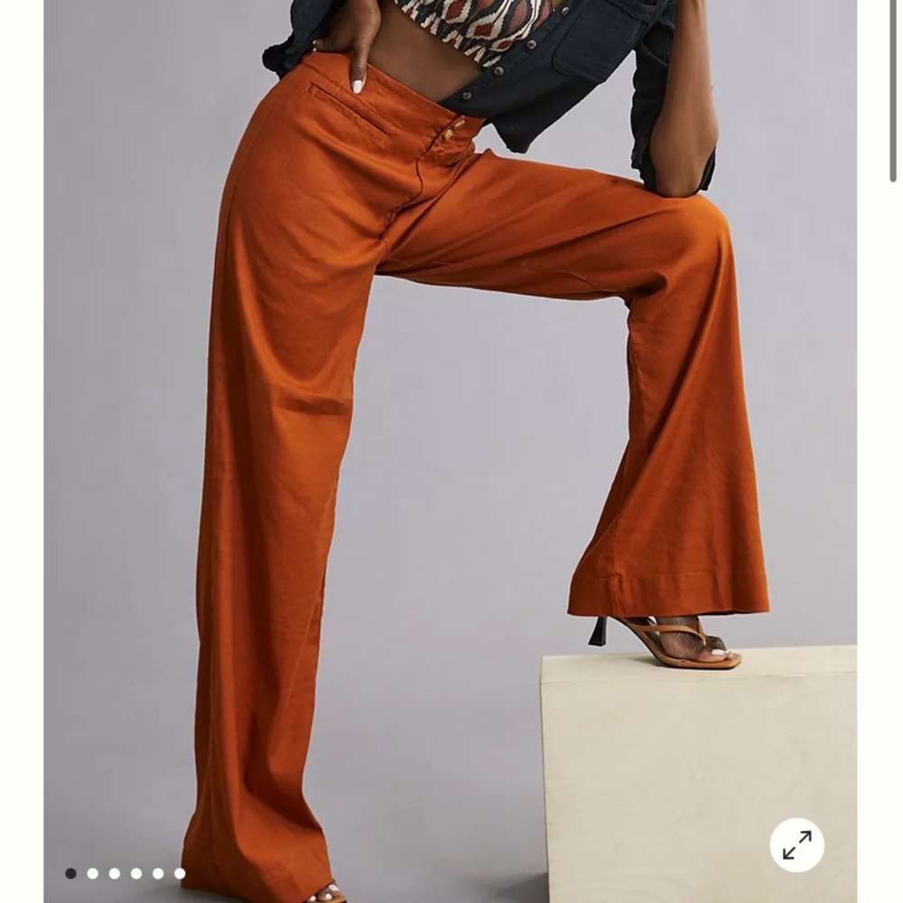 Anthropologie Maeve Casual Wide-Leg Pants
